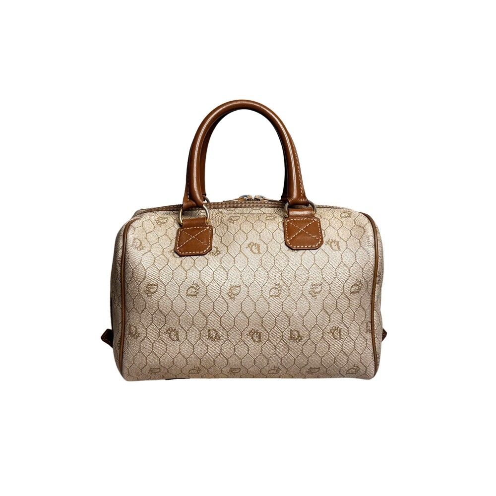 Christian Dior Vintage Honeycomb Boston Bag